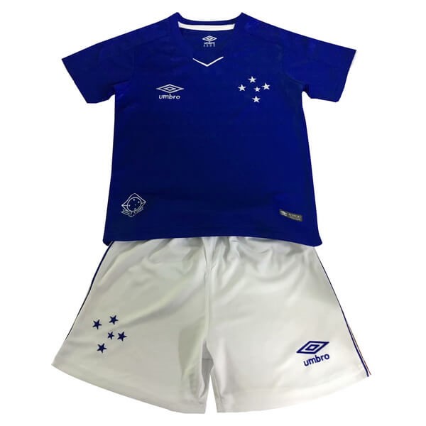 Camiseta Cruzeiro EC 1ª Kit Niño 2019 2020 Azul